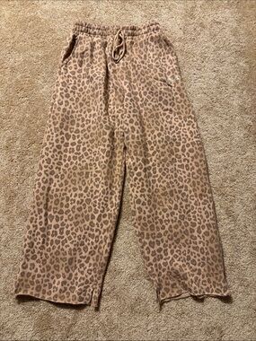 Victoria’s Secret PINK  Leopard Print Sweatpants